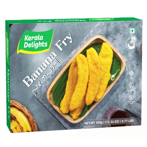 Kerala Delights Banana fry 350g Frozen